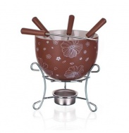 Zestaw do fondue 6 cz. Choco Blossoms