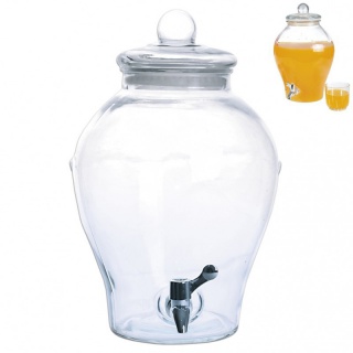 Szklany dzban z kranikiem - 6,5l