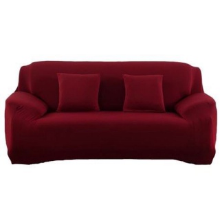 Elastyczny pokrowiec na sofę - bordowy