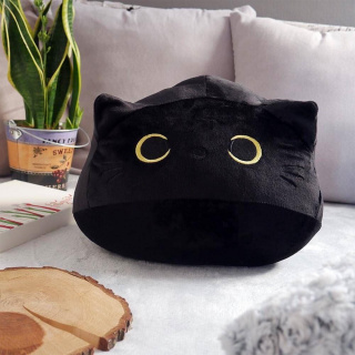 Poduszka czarny kot