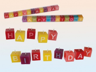 Świeczki - Happy birthday