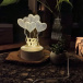 Dekoracyjna lampa 3D - serca