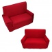 Elastyczny pokrowiec na sofę - czerwony