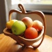 Składany koszyk - jabłko
