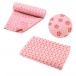 Antypoślizgowy ręcznik - różowy