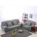 Elastyczny pokrowiec na sofę - szary